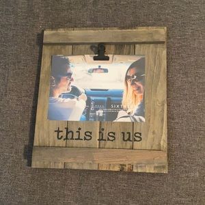Wooden picture frame